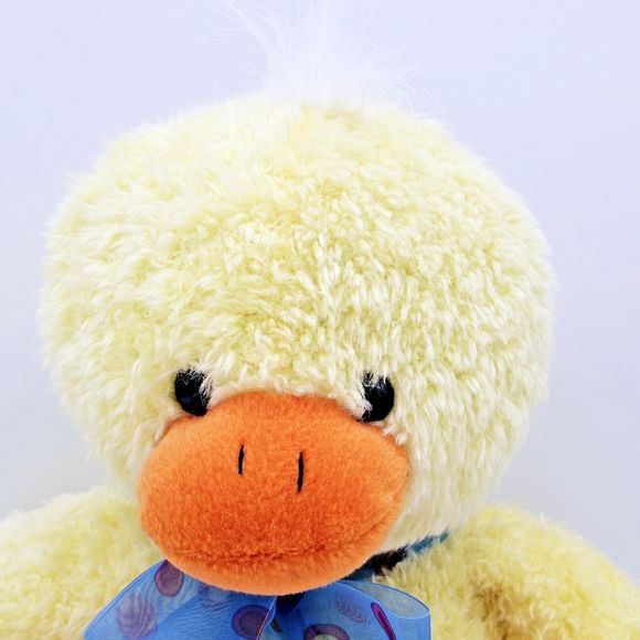 Sugar Loaf Baby Chick Plush Easter Gift Spring Polka Dot Bow Stuffed Animal 11" - Picture 2 of 11